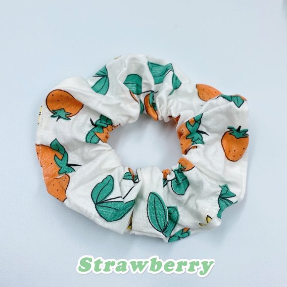 Set of 9 Scrunchies Fruit Scrunchies - Picture 9 of 10